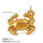 color: PJ906G Gold Pendant