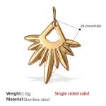 color: PJ247G Single-sided Solid Pendant