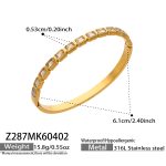 color: Z287-Gold Bangle