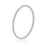 color: Fine Twist Ring Steel Color / size: US 6
