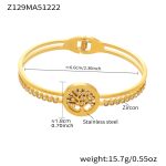 color: Z129-Gold Bangle