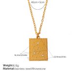 color: XL873G Gold Necklace