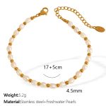 color: SL115WEG Freshwater Pearl Bracelet