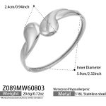color: Z089-Drop Steel Color Bangle