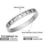 color: Z553-Steel Color Bangle