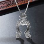 Hip Hop Eagle Stainless Steel Pearl Chain Necklace Vintage Pendant Ornaments