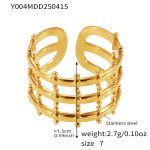 color: Y004-Gold Ring / size: US 7