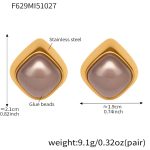 color: F629-Gold Earrings