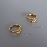Marka Hands Hug You Open Ring Stainless Steel Personalized Tail Ring Forefinger Ring A203 Unique