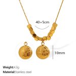 color: TPXL115G Gold Necklace