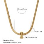 color: XL459GI Gold Necklace
