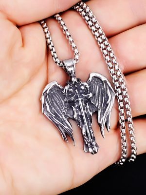 Viking Aoding Wings Men's Pendant Necklace Accessories Long Jewelry
