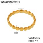 color: A089-Gold Ring / size: US 6