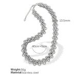color: XL103 Silver Necklace