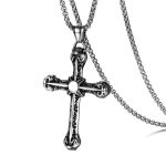 color: Large Cross Stainless Steel Chain