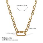 color: XL691G Gold Necklace