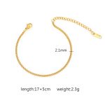 color: B-019 Fine Bracelet 2.0 Gold