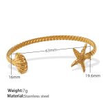 color: SZ229G Gold Bangle