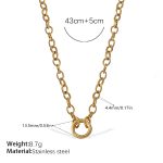 color: XL658G Gold Necklace