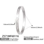 color: Z571-Steel Color Bangle