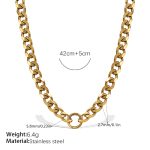 color: XL602G Gold Necklace