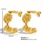 color: EH249 Gold Earrings
