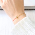 color: E026-August Peridot Bracelet