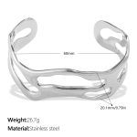 color: SZ310S Silver Bangle