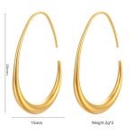 color: Cast Ear Jacket Gold Small 15*20mm