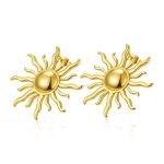 color: Sunflower Gold Stud Earrings