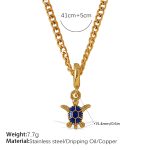 color: PJ849G-XL583G3MM Gold NK Chain