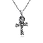 color: Cross Silver + Stainless Steel Chain