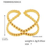 color: Y008-Gold Ring / size: US 7