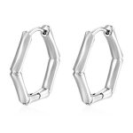 color: Bamboo Joint Ear Cuff Steel Color MS-589