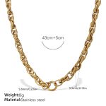 color: XL604G Gold Necklace