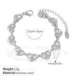 color: SL422S Silver Bracelet