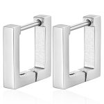 color: Flat Square Steel Color 1 PC MS-118