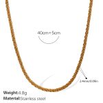 color: XL581G2.4MM Cauliflower Chain