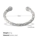 color: SZ89S Silver Bangle