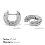 color: EH1189S Silver Earrings