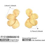 color: F1510-Gold Earrings