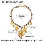 color: TXP421-12 Gold Necklace -35+5cm