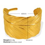 color: SZ158 Adjustable Gold Bangle