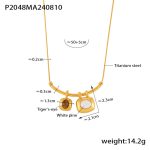 color: P2048-Gold Necklace