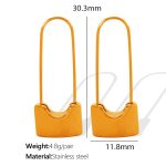 color: EH360 Gold Earrings