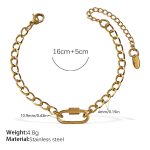 color: SL293G Gold Bracelet