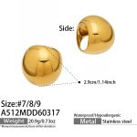 color: A512-Gold Ring / size: US 7