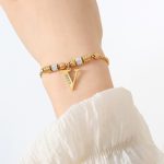color: E414-Gold Bracelet -V