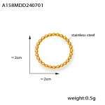 color: A158-Gold Ring / size: US 6