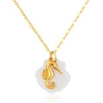 color: Seahorse 2 Plus Shell Necklace -13